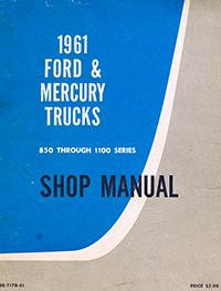 1961 Ford Mercury Truck 850-1100